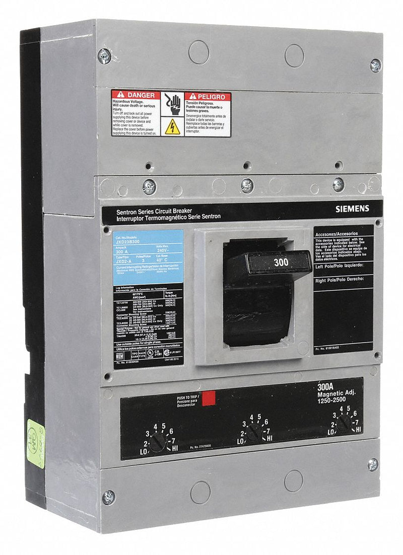Siemens JXD23B300 Molded Case Circuit Breaker 300A