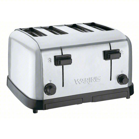 Waring WCT708 Commercial Toaster 4-Slice, 4 Slot, 225 Slices per Hour, 1,800 W Watt