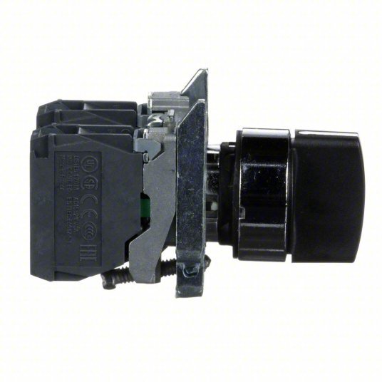 Schneider XB4BD33 Non-Illuminated Selector Switch 22 mm Size, 3 Position, Metal, 2NO, Lever