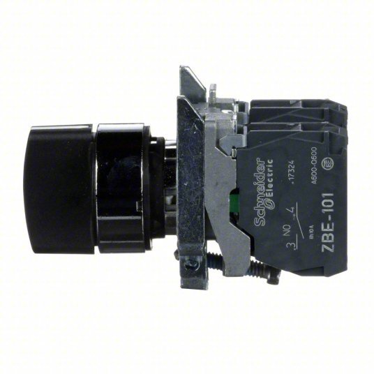 Schneider XB4BD33 Non-Illuminated Selector Switch 22 mm Size, 3 Position, Metal, 2NO, Lever
