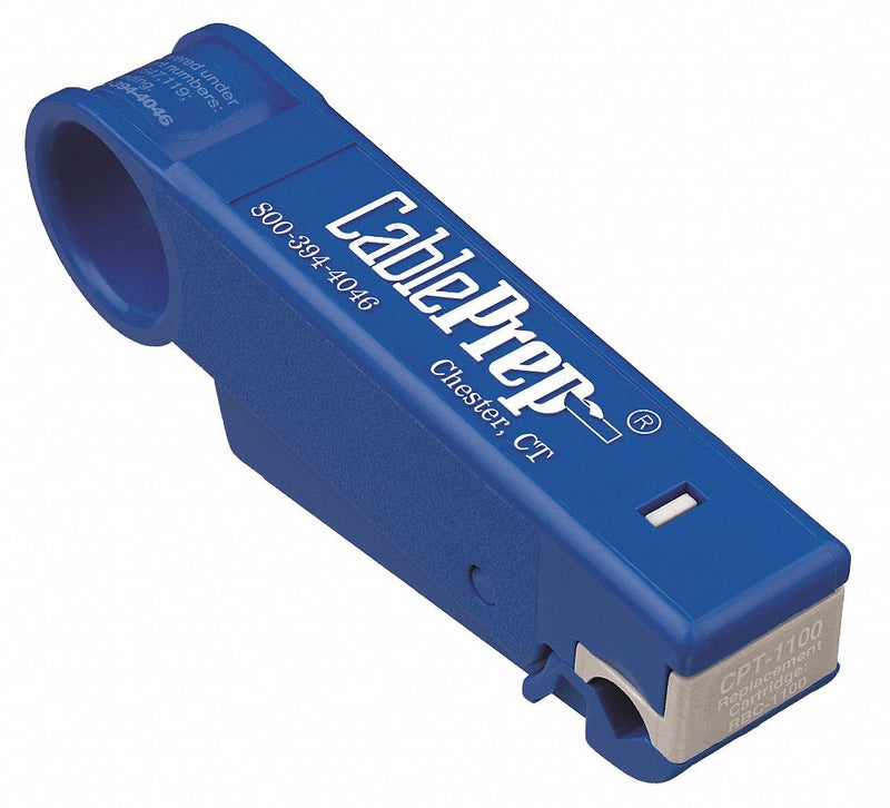 Cable Prep CPT-1100 Cable Stripper, 1/4 in, RG-7, 5 in Overall, Hardened Steel