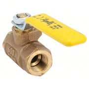 Apollo 7010201 Manual Two-Way Ball Valve 3/8 in, Bronze, Straight, FNPT x FNPT, 600 psi Max. Pressure (CWP)