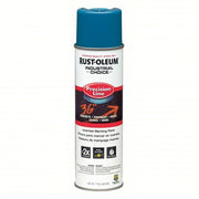 Rust-Oleum 203031 Precision Line Marking Paint Inverted Paint Dispensing, Caution Blue/APWA Blue, 17 oz