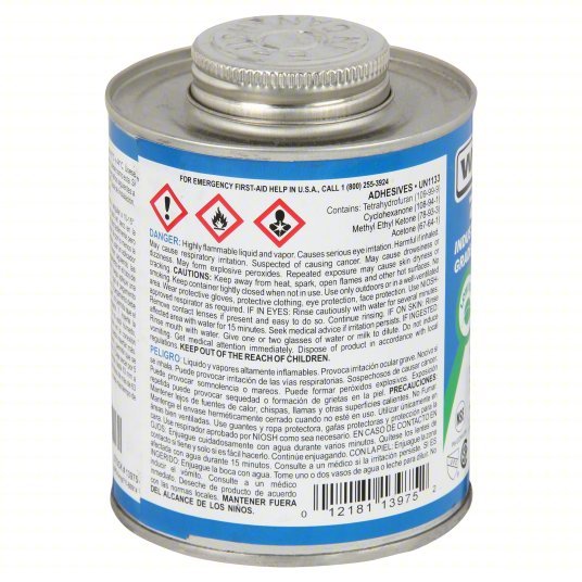 Weld-On 13975 PVC Gray Heavy Bodied Pint