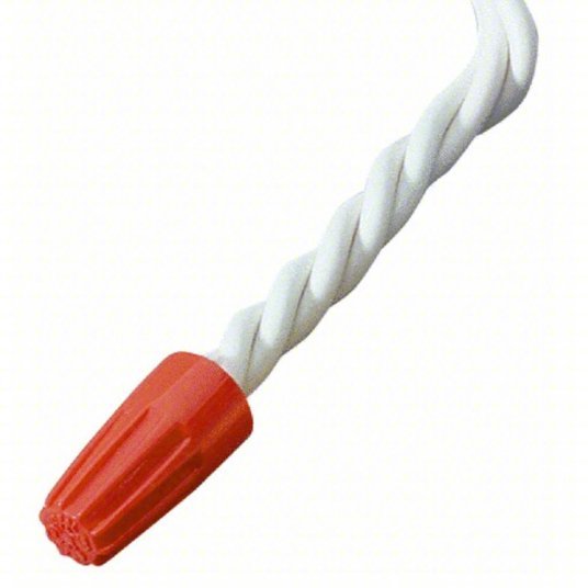 Ideal 30-073 Twist On Wire Connector Orange, 22 AWG – 14 AWG Twist-On Wire Size Ranges, 100 PK