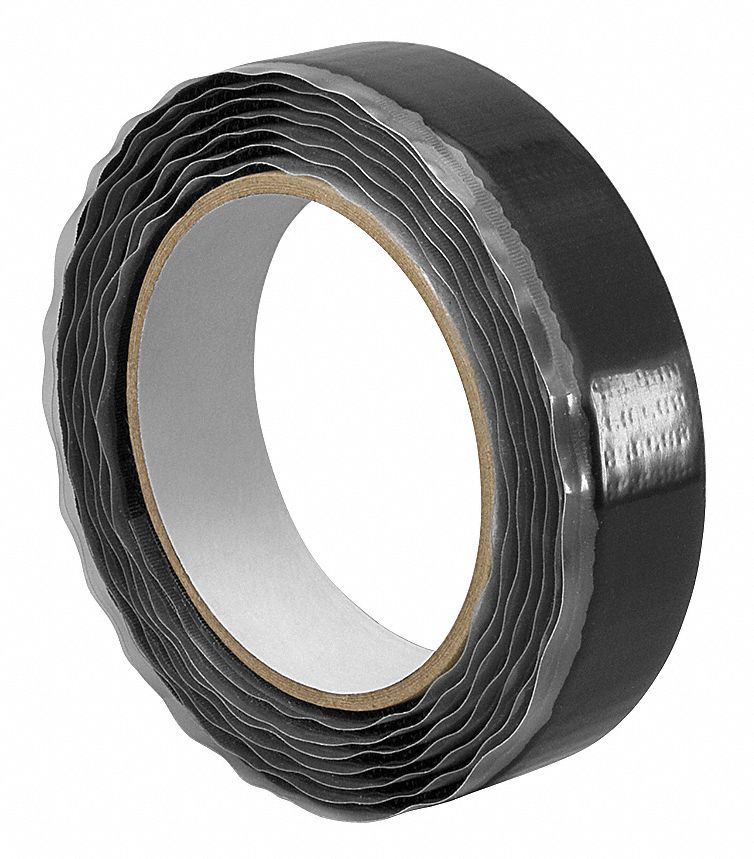 3M SJ3523 Hook-and-Loop Fastener, Loop, Black, 1 in x 30 ft Roll