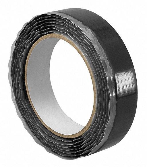 3M SJ3523 Hook-and-Loop Fastener, Loop, Black, 1 in x 30 ft Roll