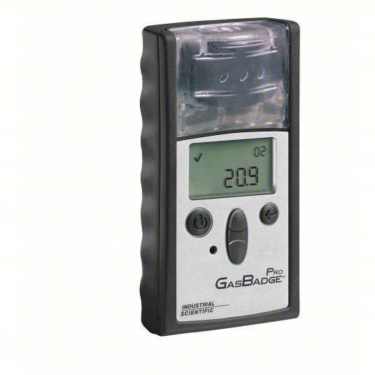 Industrial Scientific 18100060-6 Single-Gas Detector IP64, GasBadge Pro, Lithium, LED