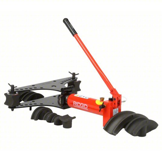 Ridgid HB382 Hydraulic Pipe Bender, Manual, 7 Shoes, 3/8 to 2 in Size Range 1-25/32 to 7-7/8 in Bend Radius