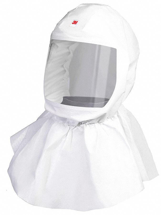 3M S-605-10 Hood with Inner Collar, Versaflo, PAPR System/SAR System, Universal Headgear Size, 10 PK