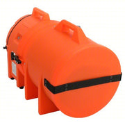 Allegro 9543-25 Confined Space Fan 115/230 V AC, 12 in Duct Dia, 1 hp Horsepower, Orange, 13 A Current