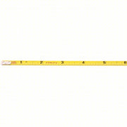 Stanley 33-115 10 ft Diameter Tape Measure Inch, Loop Tip, Plastic, Narrow Blade, Silver, Steel, Yellow