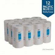 Georgia-Pacific 27700 Blue Select Perforated Roll Paper Towels 230 ft, White, 12 PK