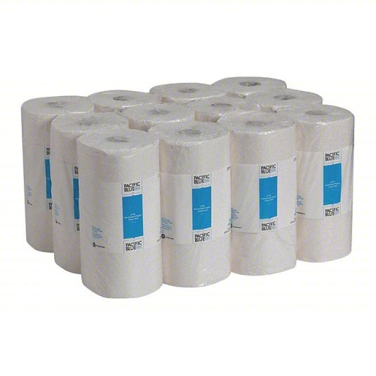 Georgia-Pacific 27700 Blue Select Perforated Roll Paper Towels 230 ft, White, 12 PK