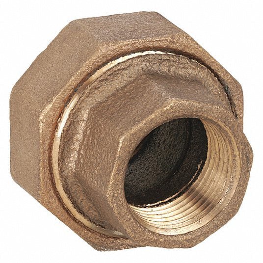 Redwood RW6RDA9 Union Red Brass, 1 in x 1 in Fitting Pipe Size, Female NPT x Female NPT