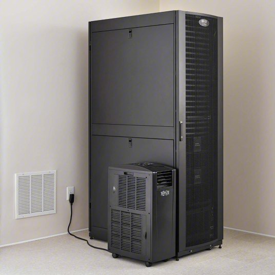 Tripp Lite SRCOOL12K Portable Air Conditioner 12,000 BtuH Cooling Capacity, 450 to 550 sq ft, 1 Phase