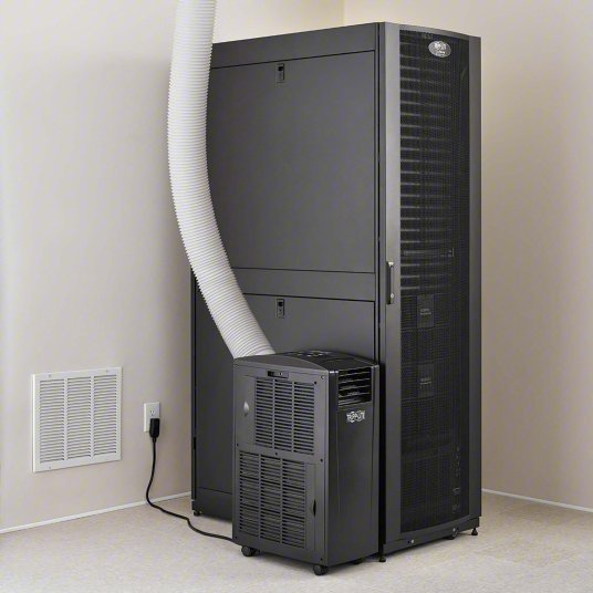 Tripp Lite SRCOOL12K Portable Air Conditioner 12,000 BtuH Cooling Capacity, 450 to 550 sq ft, 1 Phase