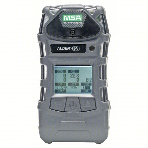 MSA 10116924 Multi-Gas Detector IP65, ALTAIR 5X, Rechargeable Lithium, CO/H2S/O2, LED, Rubber