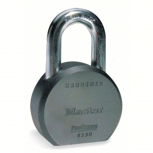 Master Lock 6230D Padlock 1 1/8 in Vertical Shackle Clearance, 7/8 in Horizontal Shackle Clearance, 5 Pin Pins, Steel