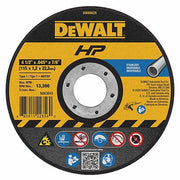 DeWalt DW8062S Abrasive Cut-Off Wheel Type 1, 4 1/2" x 0.045" x 7/8", Aluminum Oxide, 60 Grit, A60S