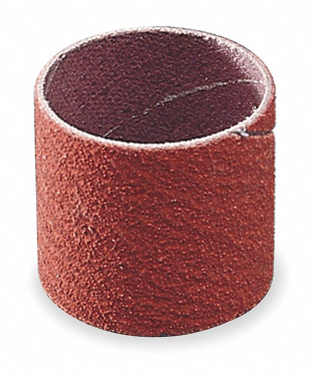 3M 341D Spiral Band, 2 in Dia x 2 in W, Aluminum Oxide, 36 Grit, 36, 100 PK