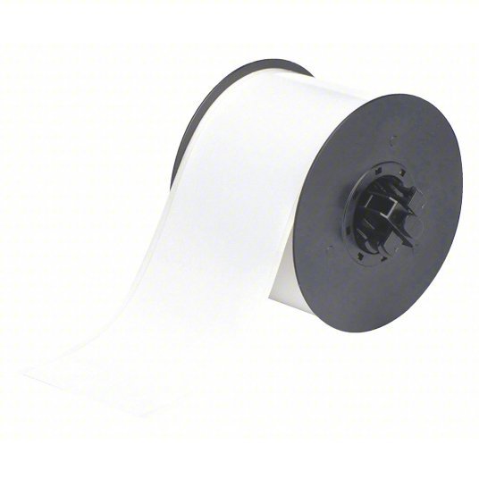 Brady B30C-3000-595-WT Continuous Label Roll 3 in x 100 ft, Vinyl, White, Outdoor
