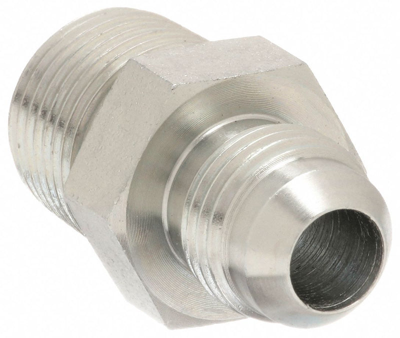 Aeroquip 2021-4-4S Hydraulic Hose Straight Adapter, NPT Threaded x JIC Threaded, Male x Male, Rigid, Straight PK5