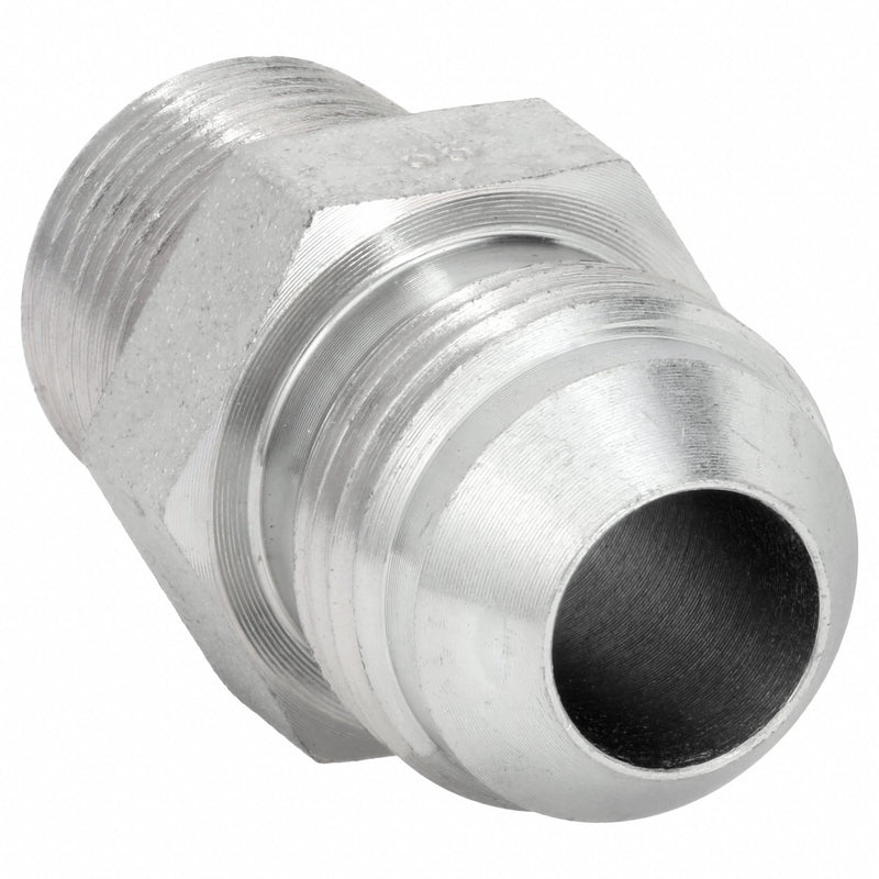 Aeroquip 2021-6-6S Hydraulic Hose Straight Adapter, NPT Threaded x JIC Threaded, Male x Male, Rigid, Straight