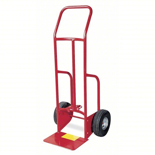 Redwood RW6W854 Steel-Frame Drum Hand Truck For 5 gal_30 gal_55 gal Cntnr Cap, For Steel Container Material