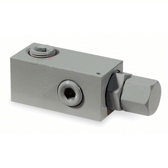 Prince RD1850H Relief Valve 1000 to 2500 psi, 1/2 in NPT Port Size, 16 gpm Max. Flow, Steel
