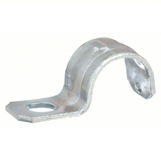 6XC41 One Hole Conduit Strap, Steel, PK100