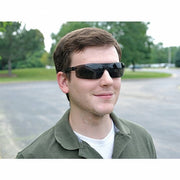 Radians RS1-21 Safety Glasses Gray Lens, Frameless, Anti-Fog, Gray Frame, Rad-Sequel(TM) Series PK12