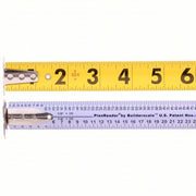 Johnson 1819-0033 Tape Measure Inch, Nonmagnetic Single Hook Tip, Plastic with Rubberized Grip, 33 ft