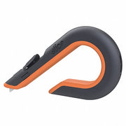 Slice 10400 Box Cutter 7 in Overall Lg, Ceramic Rounded Tip, Textured, Plastic, Black/Orange