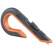 Slice 10400 Box Cutter 7 in Overall Lg, Ceramic Rounded Tip, Textured, Plastic, Black/Orange