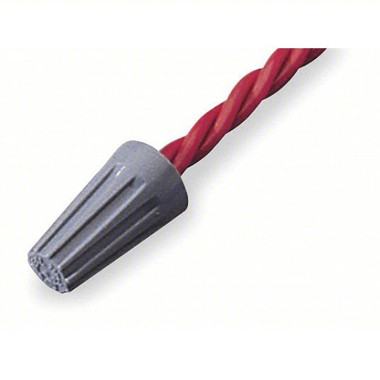 Ideal 30-071 Twist On Wire Connector Gray, 22 AWG – 16 AWG Twist-On Wire Size Ranges,100 PK