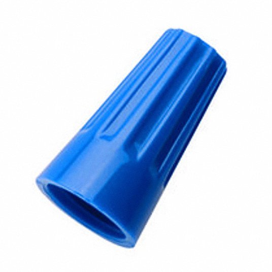 Ideal 30-072 Twist On Wire Connector, 22 AWG to 14 AWG, 300 V, Standard Style, Blue, 100 PK