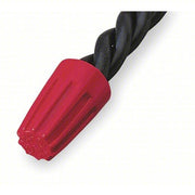 Ideal 30-076 Twist On Wire Connector Red, 18 AWG – 6 AWG Twist-On Wire Size Ranges, 100 PK