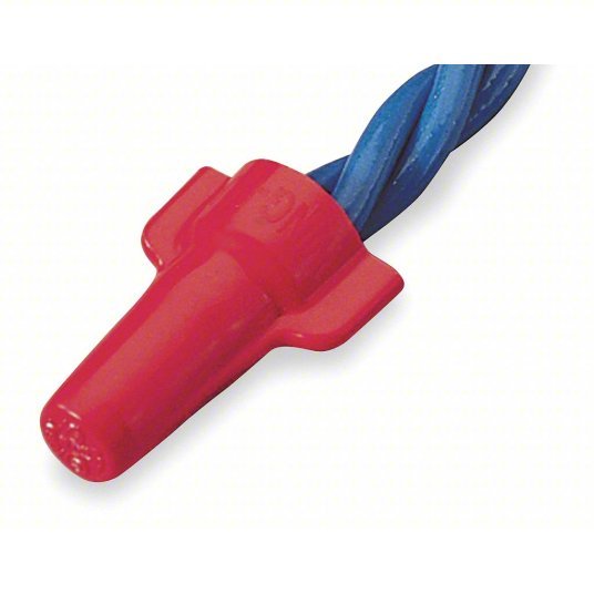 Ideal 30-452 Twist On Wire Connector Red, 18 AWG – 8 AWG Twist-On Wire Size Ranges, 100 PK