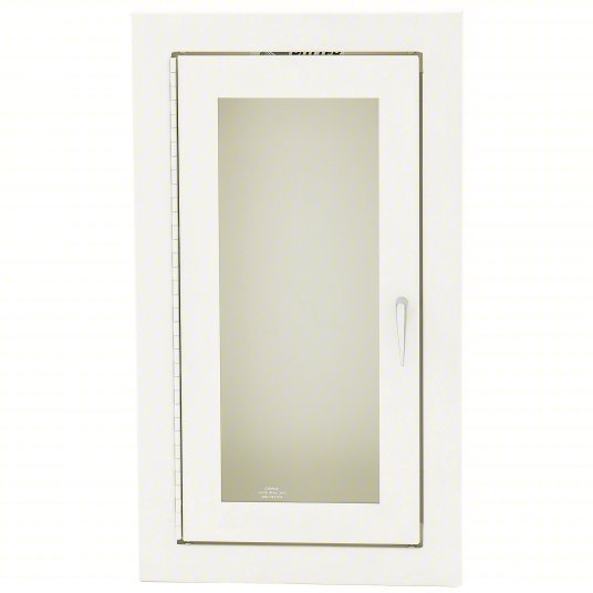 Alta 7062-A Fire Extinguisher Cabinet For 17.5 lb Tank Wt, Cabinet, Semi-Recessed