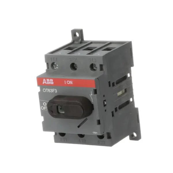 ABB OT63F3 Disconnect Switch,Non-Fused,6-A,3-Poles