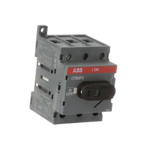 ABB OT63F3 Disconnect Switch,Non-Fused,6-A,3-Poles