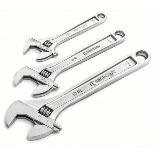 Crescent AC3PC Adjustable Wrench Set,6",8",10",3 pcs. Pack of 6