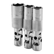 Quinn 70168 3/8 in. Drive SAE and Metric Spark Plug Socket Set, 14-Piece