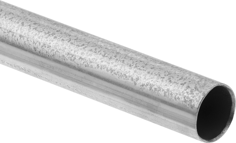 McMaster 7126K3 Thin-Wall (EMT) Steel Conduit, 1 Trade Size, 10 ft, Galvanized