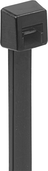 McMaster 7130K56 Nylon Plastic Cable Tie, Standard, 14-1/4" Long, for 4" Maximum Bundle Diameter, Black, Pack of 100