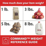 Command 17204ES Strip, Hanging, Med, PK 6