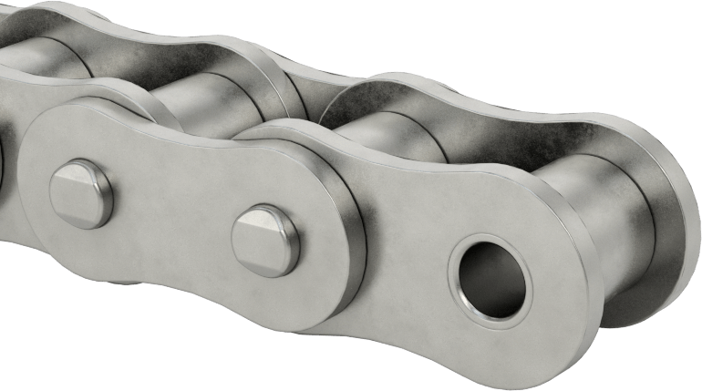 McMaster 7210K4 High-Strength Corrosion-Resistant Roller Chain, Single Strand, ANSI Number 60, 3/4" Pitch, 6 ft