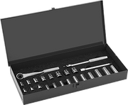 McMaster 7259A31 Socket Set 6-Point, 3/8" Square Drive, 27 Pieces