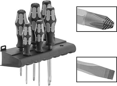 McMaster 7359A81 6 Piece Screwdriver Set with Slip-Resistant Tip
